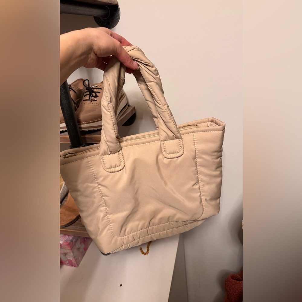 Cream Tote Bag